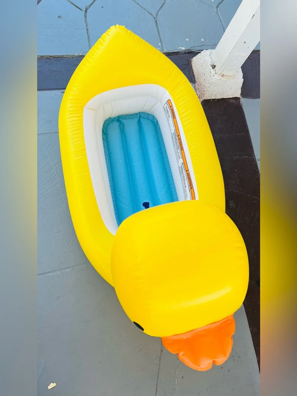 Munchkin Light Blue Inflatable Bath Tub Insert Length 41”